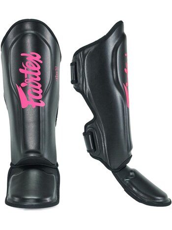 Fairtex Fairtex Booster FXB Kickboxing Schienbeinschützer Schwarz Pink