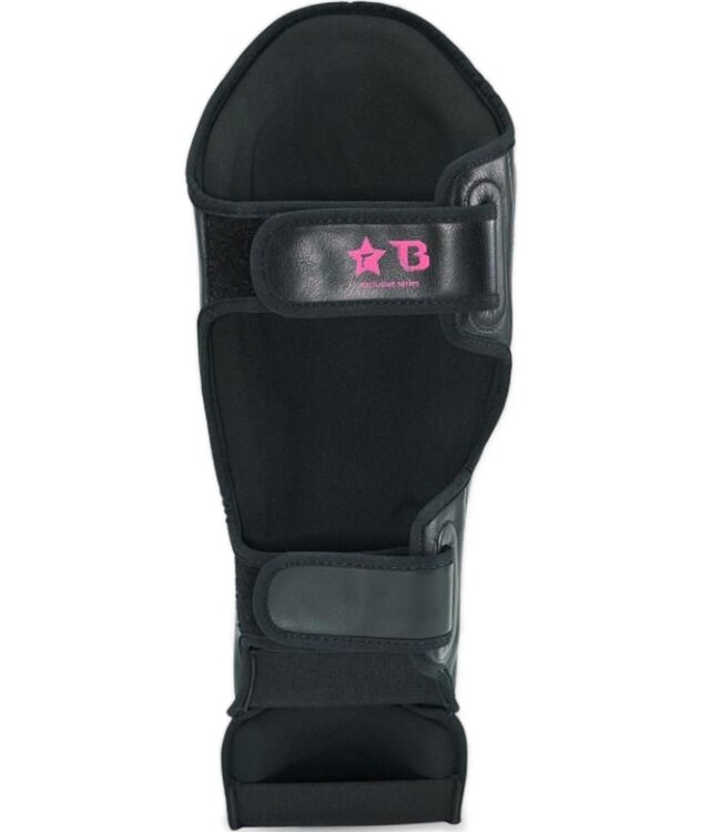 Fairtex Booster FXB Kickboks Scheenbeschermers Zwart Roze