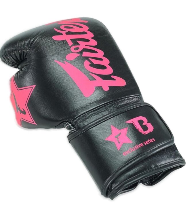 Fairtex x Booster FXB Bokshandschoenen Zwart/Roze - Muay Thai & Kickboksen