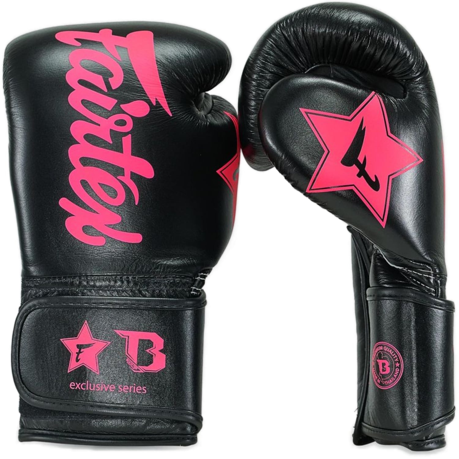 Fairtex x Booster Kickboxing Gloves FXB BG Black Pink