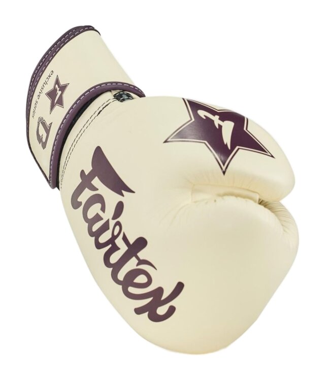 Fairtex x Booster FXB Boxing Gloves Cream - Muay Thai & Kickboxing