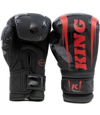 King Pro Boxing King Pro Boxing Shogun Series 3 Boxhandschuhe Camo Rot