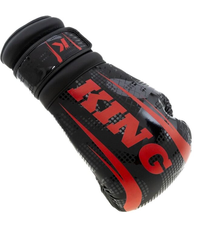 King Pro Boxing Shogun Series 3 Bokshandschoenen Camo Rood