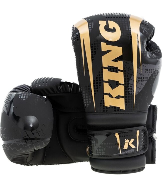 King Pro Boxing Shogun Series 2 Boxhandschuhe Camo Gold
