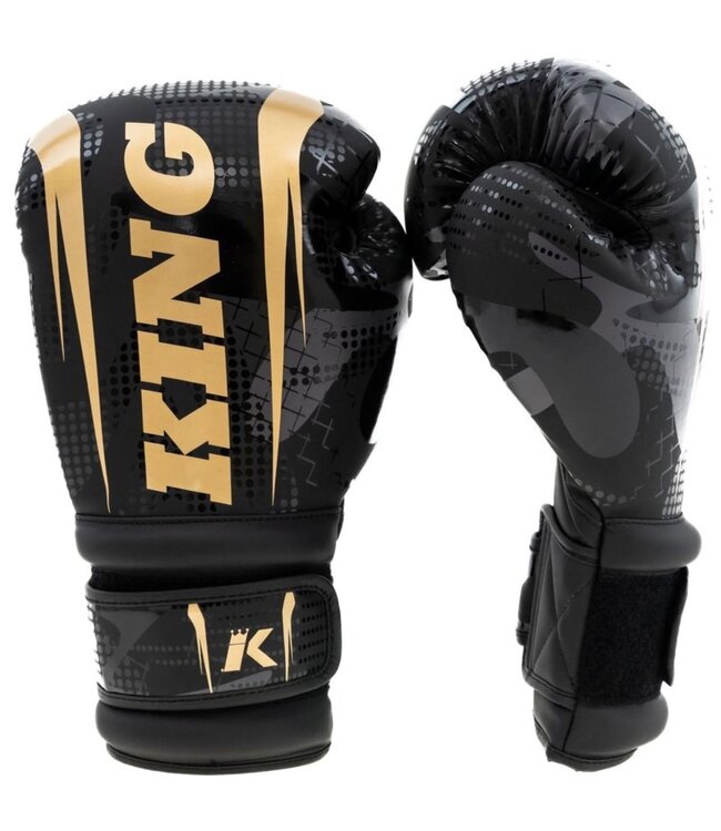 King Pro Boxing Shogun Series 2 Boxhandschuhe Camo Gold
