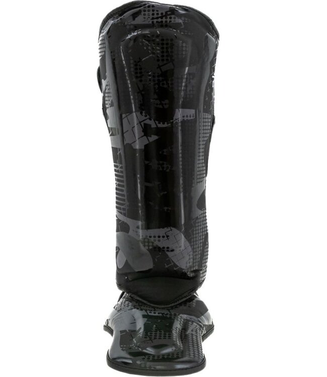King Pro Boxing Shogun Series 1 Kickboks Scheenbeschermers Camo Zwart