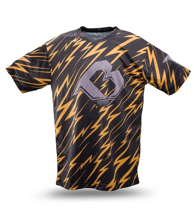 Booster Kinder Dry Fit T-Shirt Combat Series 1 Schwarz Gold
