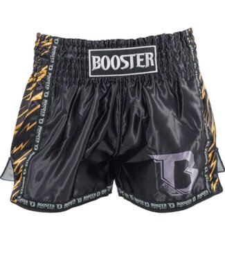 Booster Booster Kids Muay Thai Shorts Combat Series 1 Zwart Goud