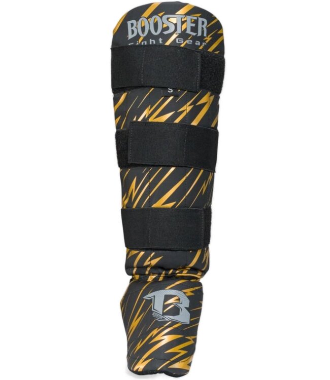 Booster Kinder Schienbeinschoner Combat Series 1 SG Schwarz Gold