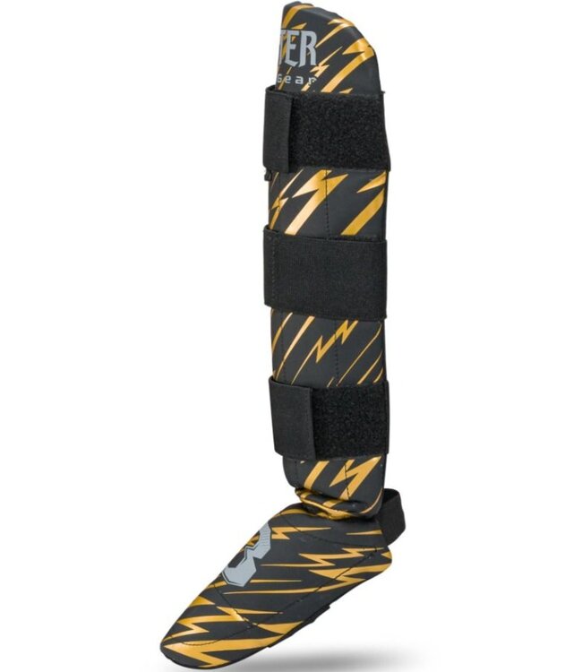 Booster Kids Shinguards Combat Series 1 SG Black Gold