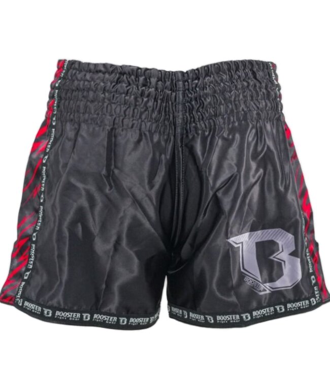 Booster Kids Muay Thai Shorts Combat Series 2 Black Red