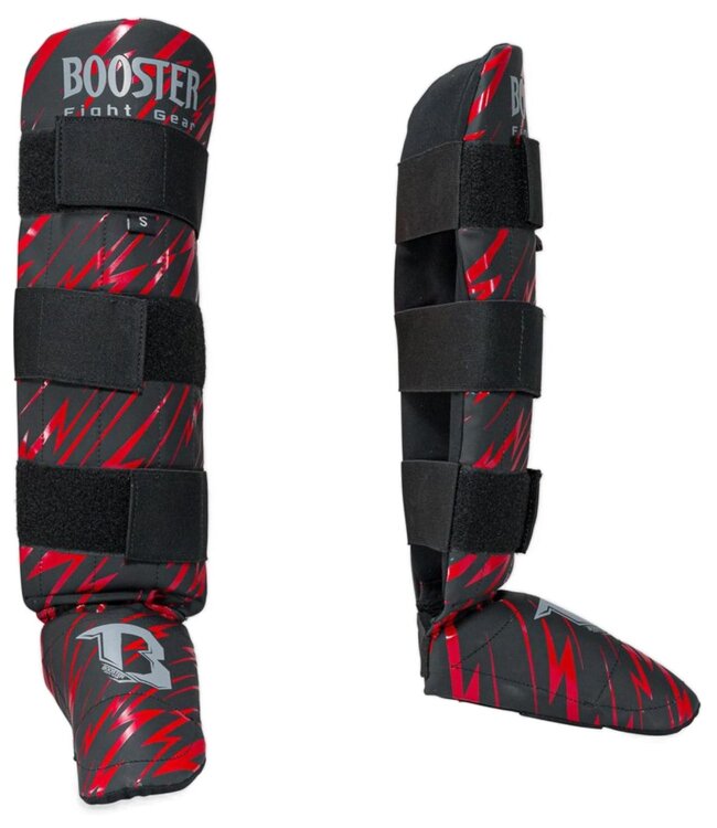 Booster Booster Kids Scheenbeschermers Combat Series 2 SG Zwart Rood