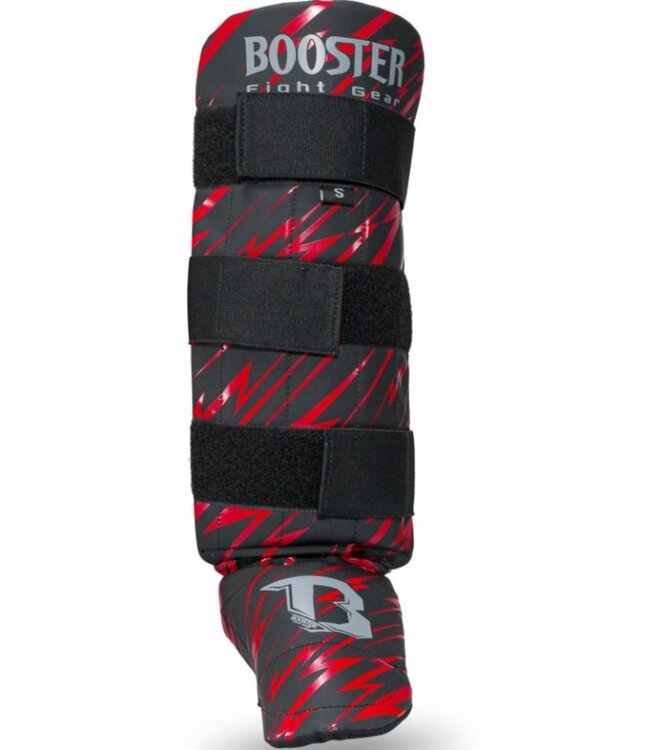 Booster Kids Scheenbeschermers Combat Series 2 SG Zwart Rood