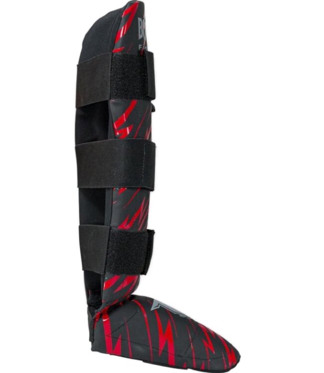 Booster Kids Scheenbeschermers Combat Series 2 SG Zwart Rood