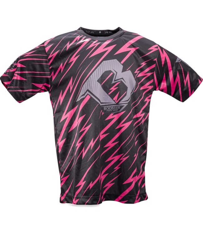 Booster Booster Kinder Dry Fit T-Shirt Combat Series 3 Schwarz Pink