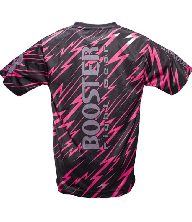 Booster Kinder Dry Fit T-Shirt Combat Series 3 Schwarz Pink