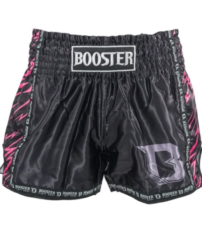 Booster Kids Muay Thai Shorts Combat Series 3 Zwart Roze