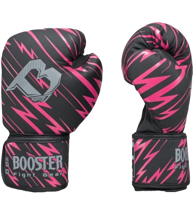 Booster Bokshandschoenen Youth Combat Series 3 Zwart Roze