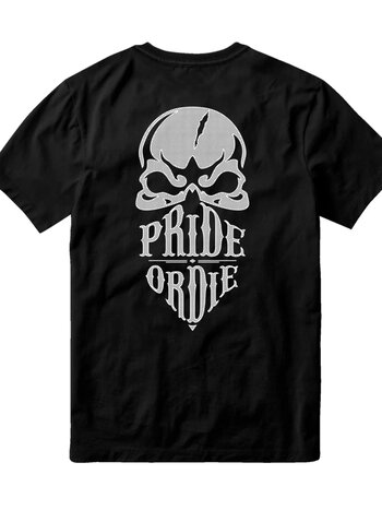 Pride or Die Pride or Die T-Shirt Reckless V.2 Schwarz Weiß PoD