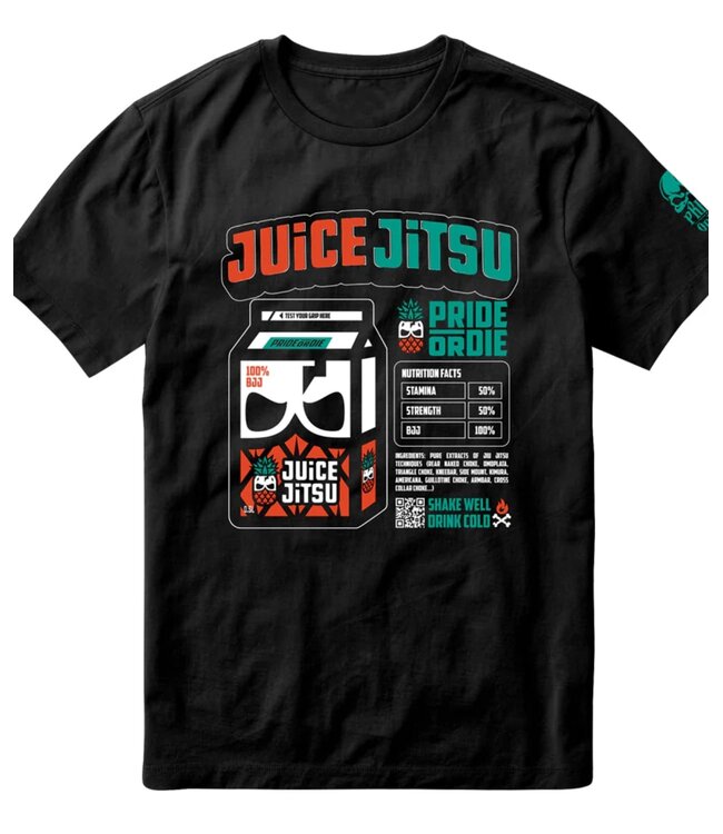 Pride or Die PRIDEorDiE T-shirt "JUICE JITSU" Zwart