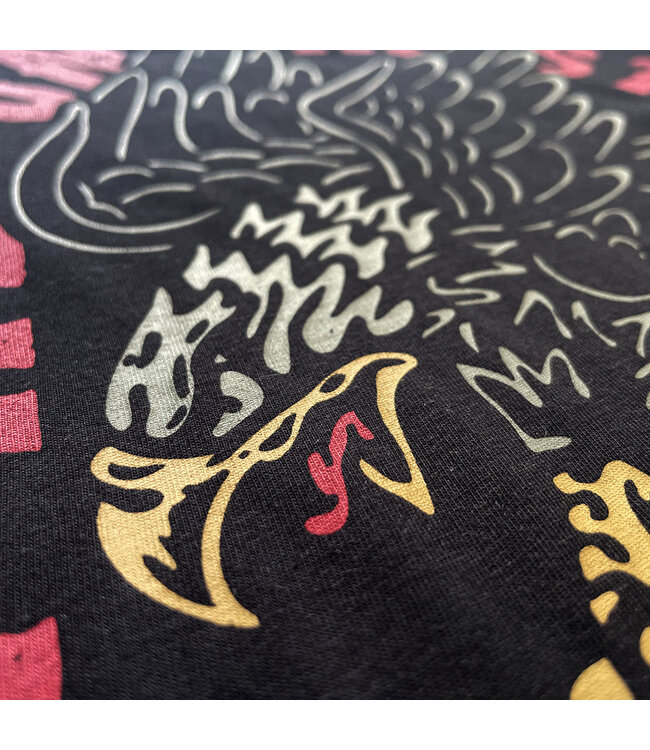 PRIDEorDiE T-shirt PREY ON THE STRONG Zwart