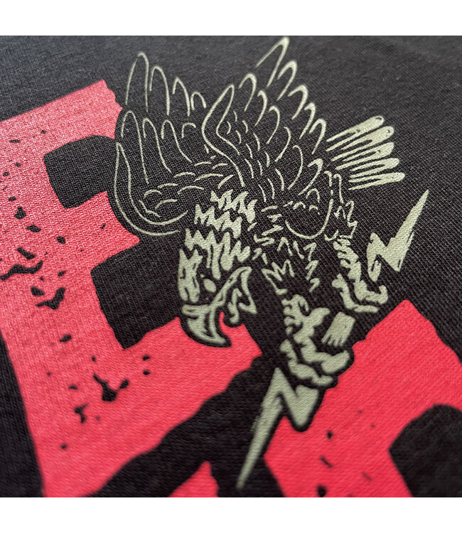 PRIDEorDiE T-shirt PREY ON THE STRONG Zwart