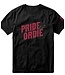 PRIDEorDiE T-shirt PREY ON THE STRONG Zwart
