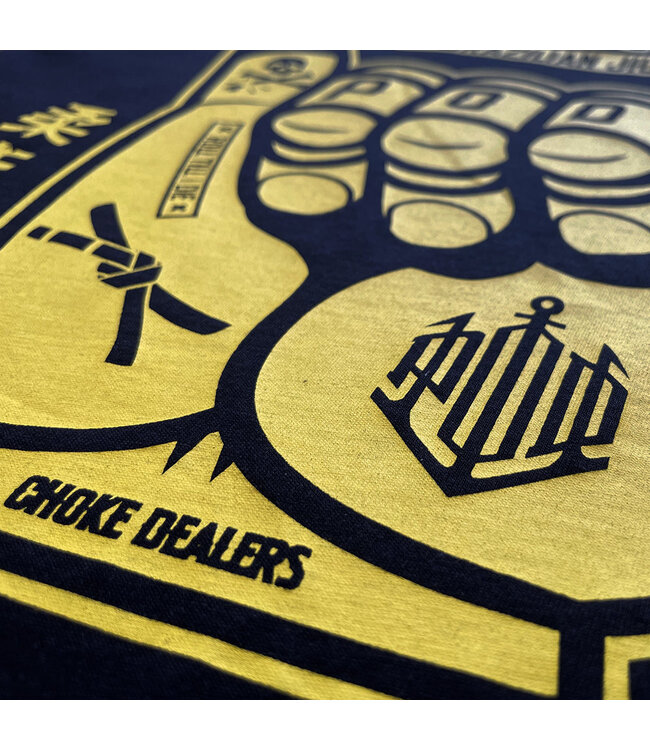 PRIDE or DiE HANG LOOSE T-shirt Zwart