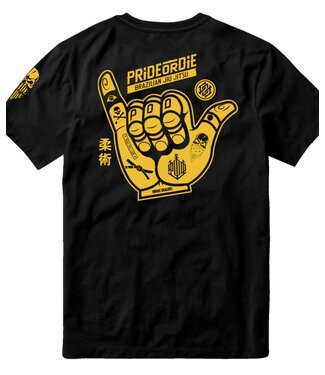 PRiDEorDiE PRIDEorDiE “HANG LOOSE” T-shirt Zwart