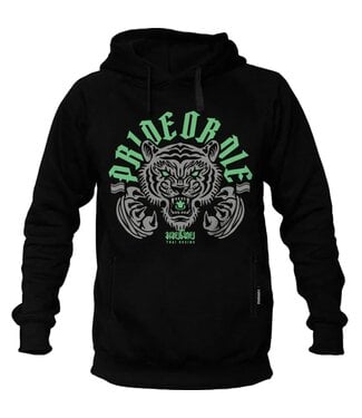 PRiDEorDiE PRiDEorDiE Tiger Thai Boxing Hoody sweater Black Green