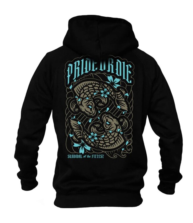 Pride or Die PRIDE or DiE Hoody Sweater SURVIVAL OF THE FITTEST Black