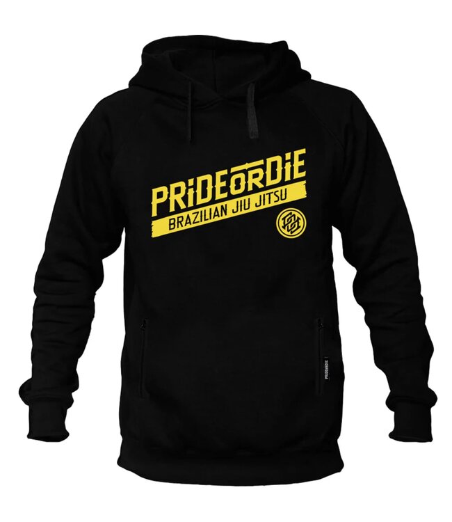 PRiDEorDiE "HANG LOOSE“ Hoodie Kapuzenpullover Schwarz