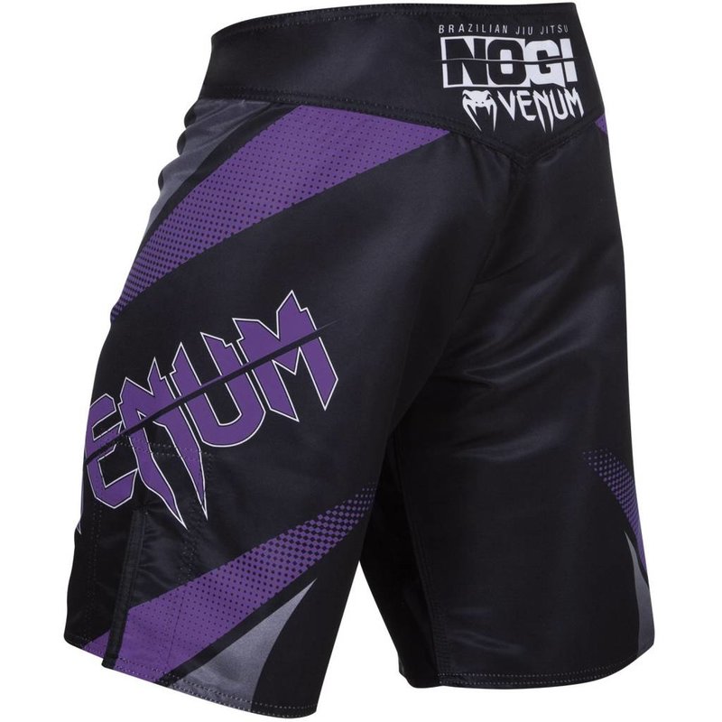 Venum Venum No-Gi BJJ Grappling Fightshorts Schwarz Lila