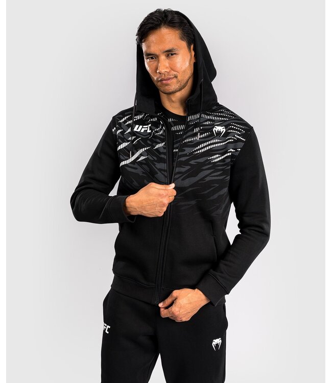 UFC Fusion Venum Replica Hoodie Kapuzenpullover Schwarz Weiß