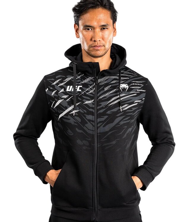 UFC Fusion Venum Replica Hoodie Kapuzenpullover Schwarz Weiß