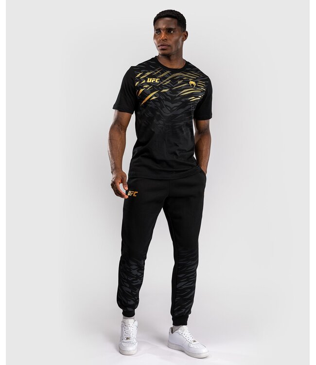 UFC UFC Fusion Venum Replica T-Shirt Schwarz Champion Gold
