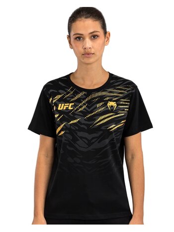UFC UFC Fusion Venum Replica T-Shirt Dames Champion Goud
