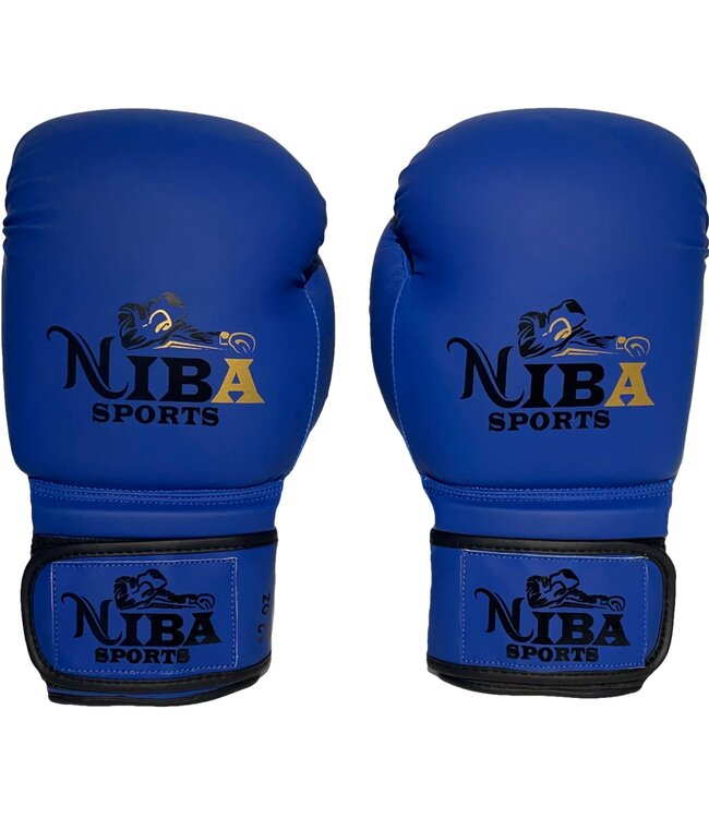 Torque Niba Sports Boxhandschuhe Mattblau 12 OZ