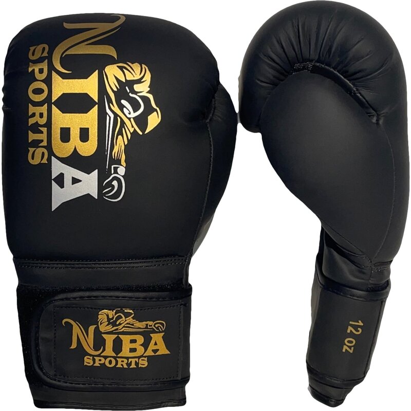Torque Niba Sports Bokshandschoenen Zwart Goud 12 OZ