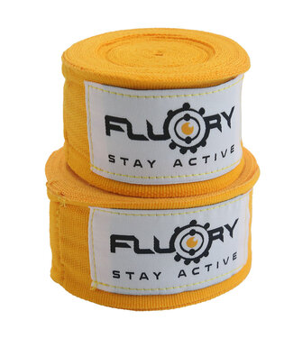 Fluory Fluory Boksbandages Hand Wraps Oranje 500 cm per Paar
