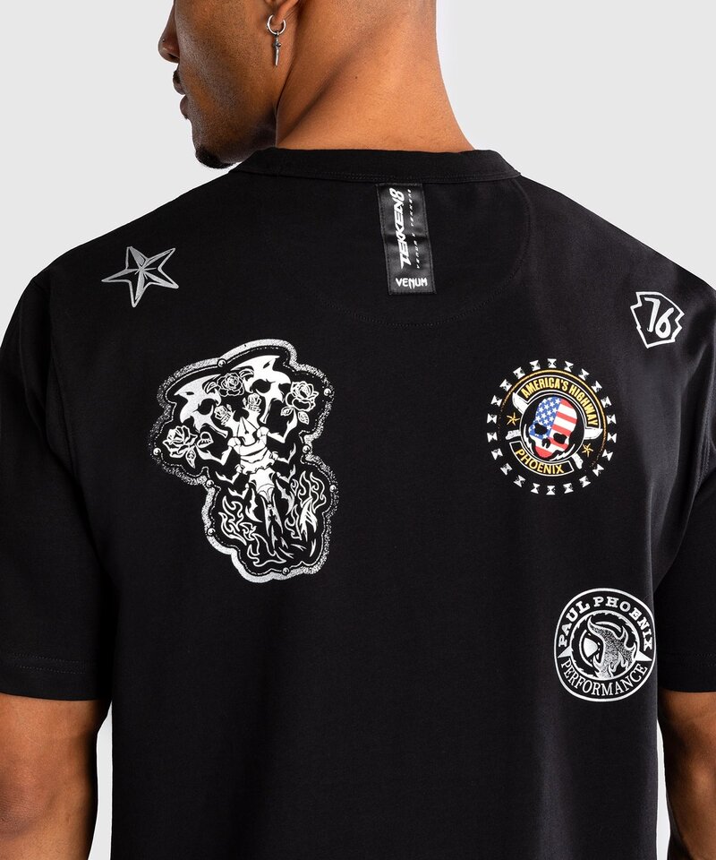 Venum Venum x Tekken 8 Paul Phoenix T-Shirt Katoen Zwart