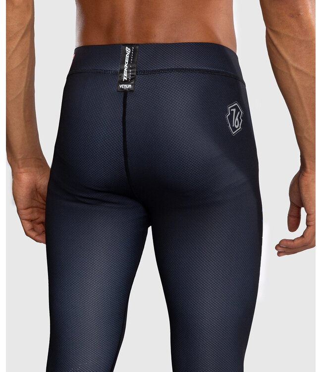 Venum x Tekken 8 Paul Phoenix Sports Leggings Spats Black Blue