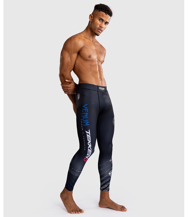 Venum Venum x Tekken 8 Paul Phoenix Sportlegging Spats Tights Zwart Blauw