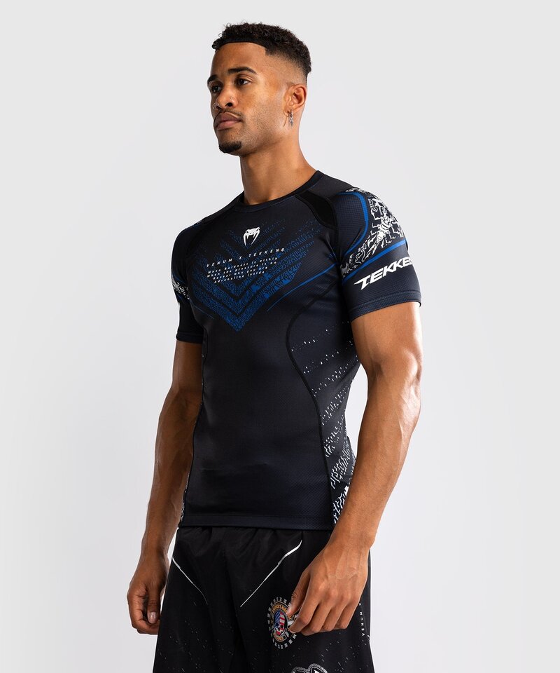 Venum Venum x Tekken 8 Paul Phoenix Rashguard Zwart Blauw