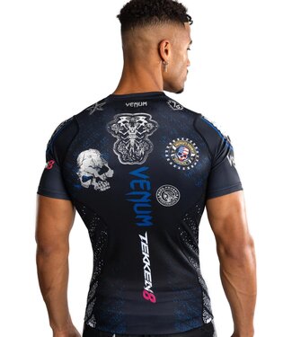 Venum Venum x Tekken 8 Paul Phoenix Rashguard Black Blue