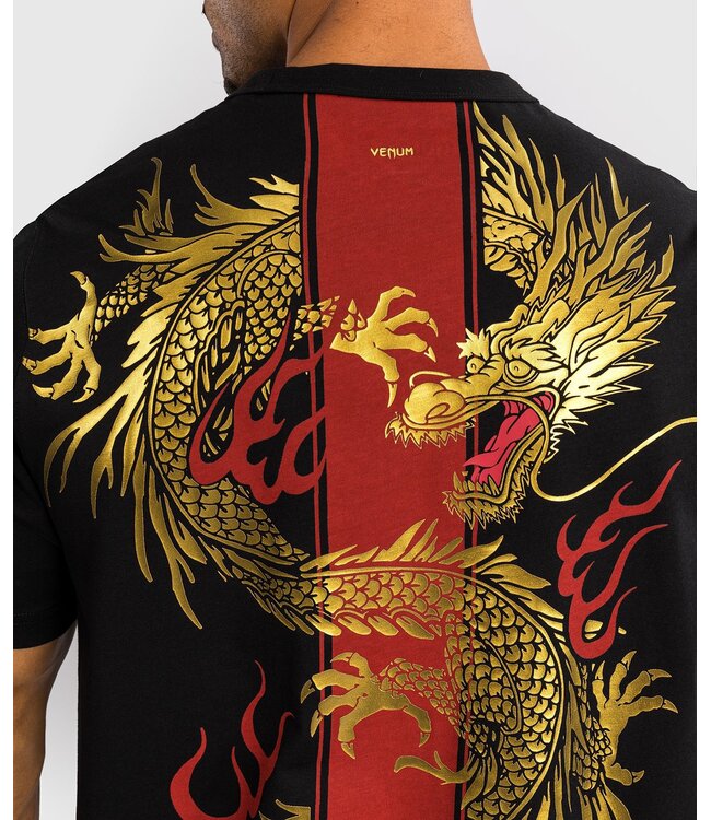 Venum x Tekken 8 Marshall Law T-shirt Zwart Rood Goud
