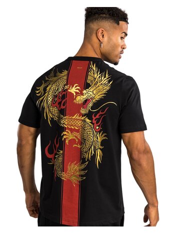 Venum Venum x Tekken 8 Marshall Law T-shirt Zwart Rood Goud