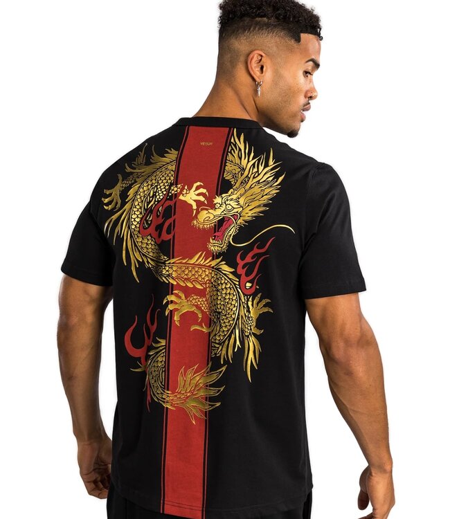 Venum Venum x Tekken 8 Marshall Law T-shirt Zwart Rood Goud