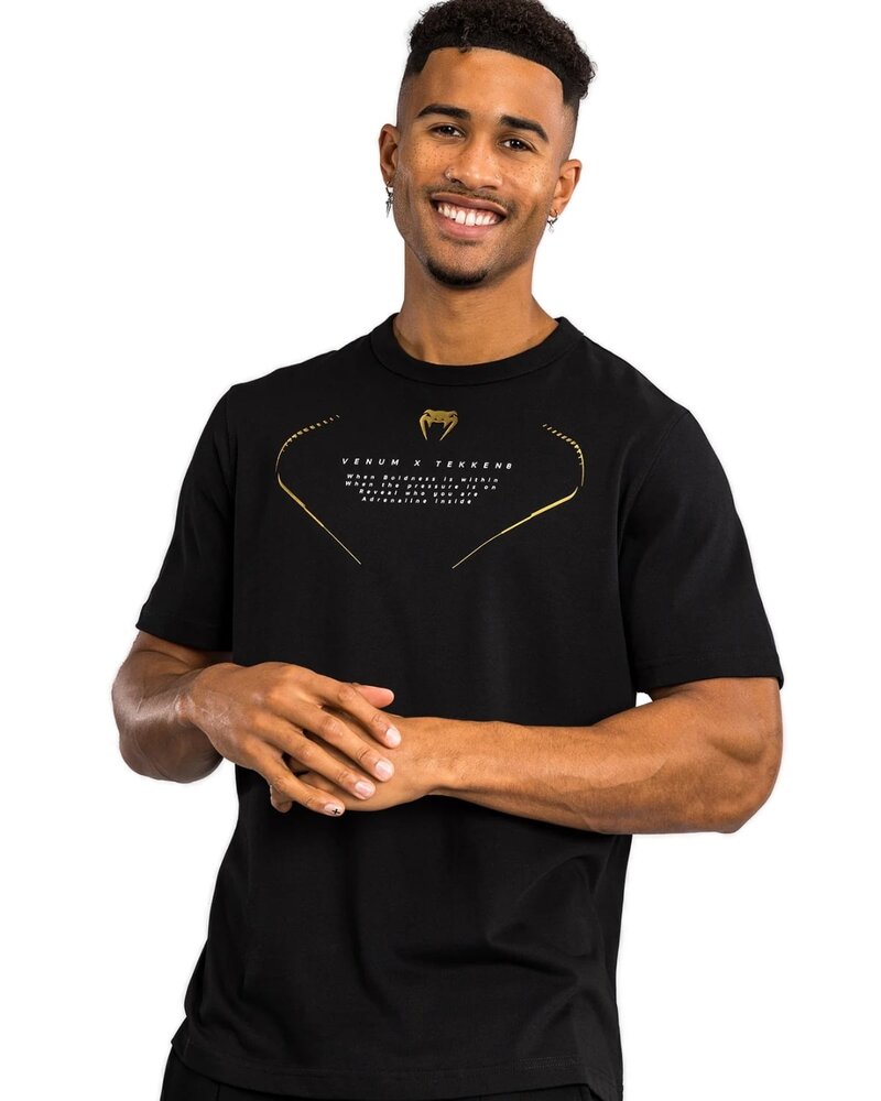 Venum Venum x Tekken 8 Marshall Law T-Shirt Schwarz Rot Gold