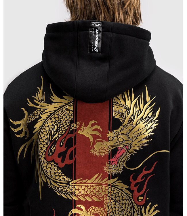 Venum x Tekken 8 Marshall Law Hoodie Zwart Rood Goud